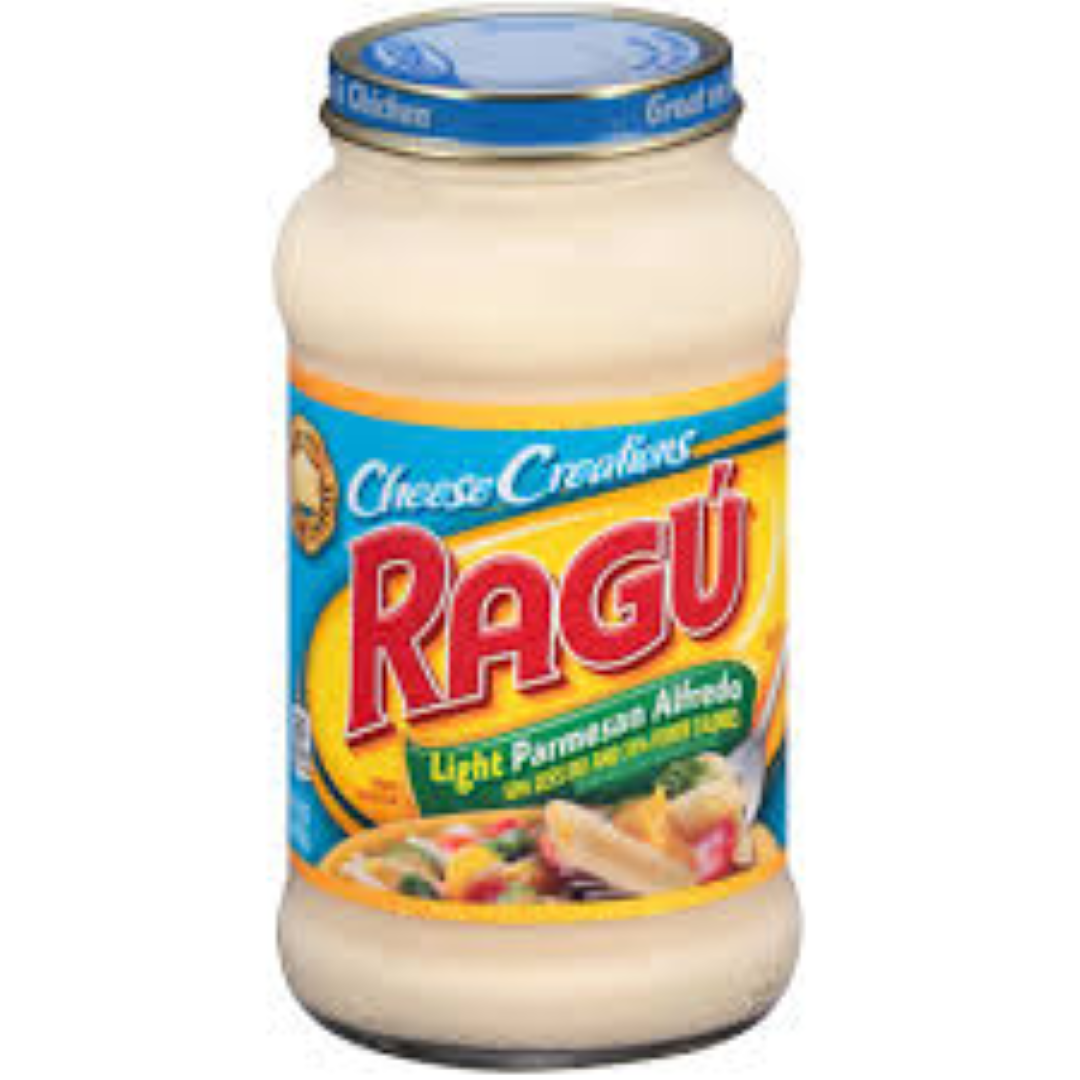 RAGU CHEESY LIGHT PARMESAN ALFREDO 454G